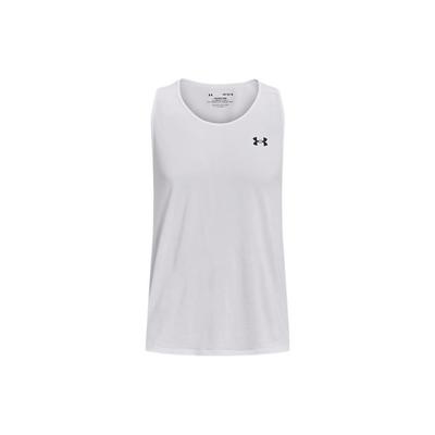 Ua Tech 2.0 круглый вырез спортивный тренировочный жилет мужской топ белый 1328704-101