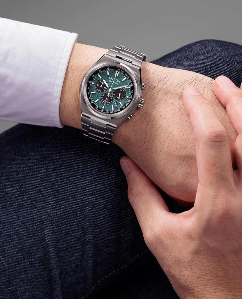 Citizen Zenshin Eco-Drive Super Titanium Sapphire Men’s Watch CA4610-85X