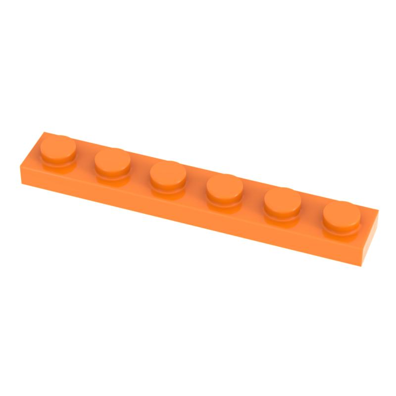 [Funbrick] 50&100&200 ШТ. Пластина 1x6 3666 Совместимо с Известным Брендом Строительный Блок Классический Строительный Блок Игрушки MOC DIY