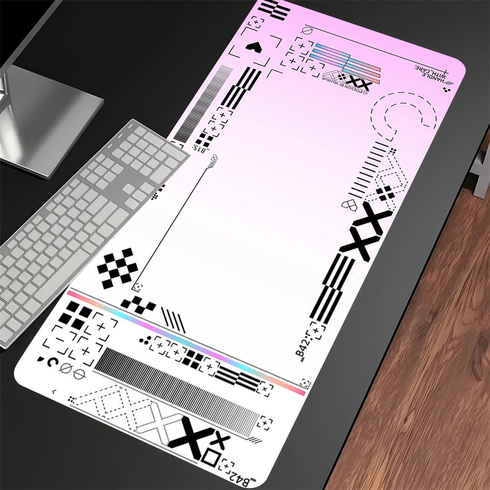 Белые Коврики для Мыши Printstream Игровые Коврики для Мыши Большой Коврик для Мыши Геймерский Резиновый Коврик Резиновый Настольный Коврик Компания Длинные Настольные Коврики XXL Для Csgo