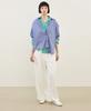 LAFELSORTOF Embroidered Point Striped Shirt