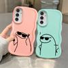 Чехол для Samsung Galaxy A14 A13 A15 A21s A11 A52 A12 A16 Мягкая накладка на телефон A03 A22 A33 A23 A04 A06 A05 A53 Линии Люди