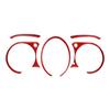Bright Red Carbon Fiber Car Driver trument Sticker For Nissan 370Z 2009-