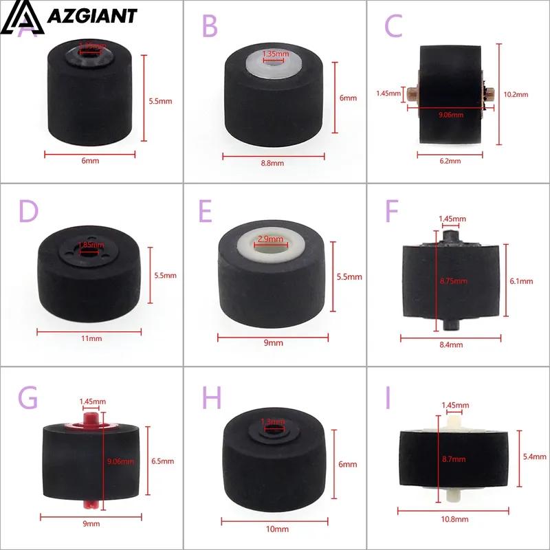 5pcs 13x6.3x2 12.8*6.3*2.5 13*6*2.5 different car retractor press belt pulley deck audio pressure recorder pinroller tape player