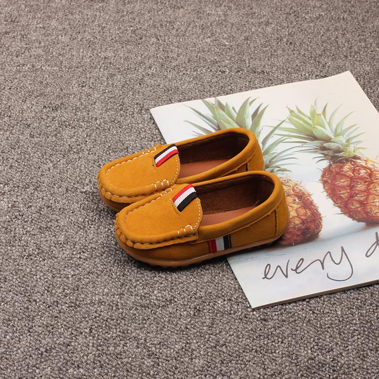 Повседневная обувь для мальчиков, детские мокасины без застежек, детские мокасины, классика моды 2024 года, весна-осень, нескользящие туфли на плоской подошве для свадебной вечеринки