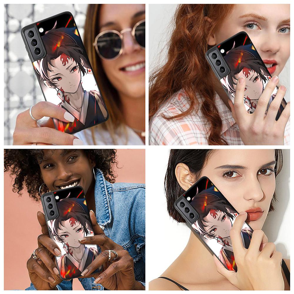 Чехол для телефона с изображением аниме «Убийца демонов» для Samsung Galaxy S9 S8 S10 S21 S22 S20 Plus S21fe S10 Lite S10e Note 20 10plus, мягкие чехлы из ТПУ