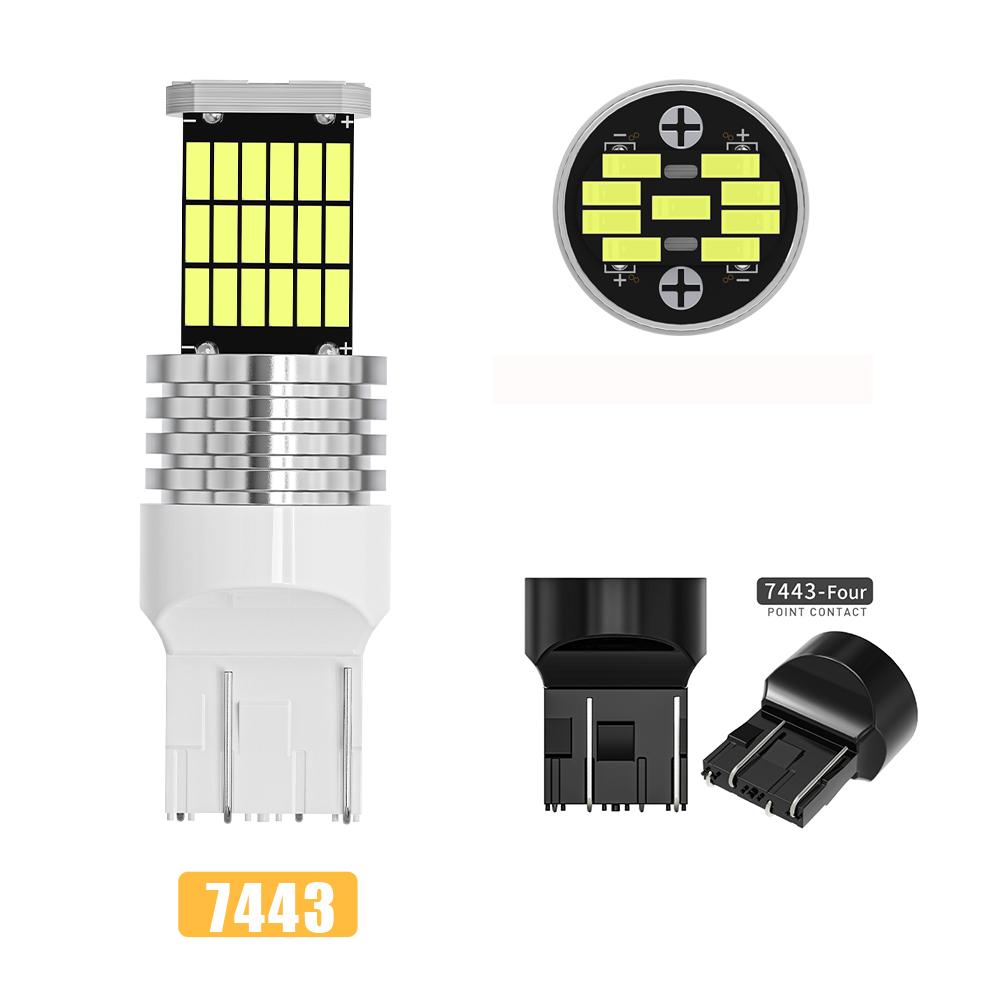 Oprah 10X HighBright Car LED Light 1157 BAY15D T20 7443 T25 3157 45*4014SMD Canbus For Car Turn Signal Lamp DRL Running Bulb 12v