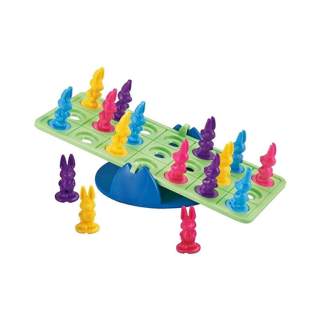 Family Board Game Children Educational Toy Rabbit Seesaw Balance Math Fun Toy