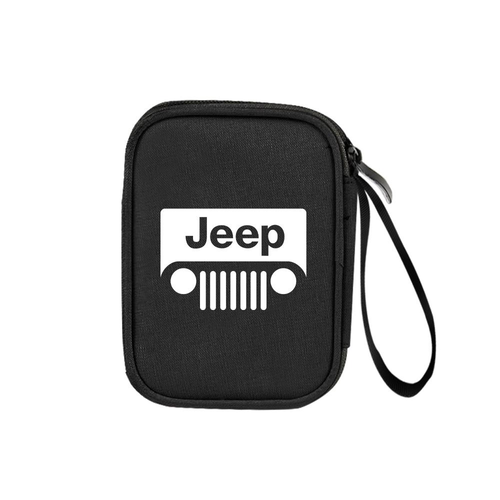 Multifunction Car Storage Bag Key Case USB Organizer Stowing Tidying Acceccories For Jeep JPB Renegade Wrangler Compass Cherokee