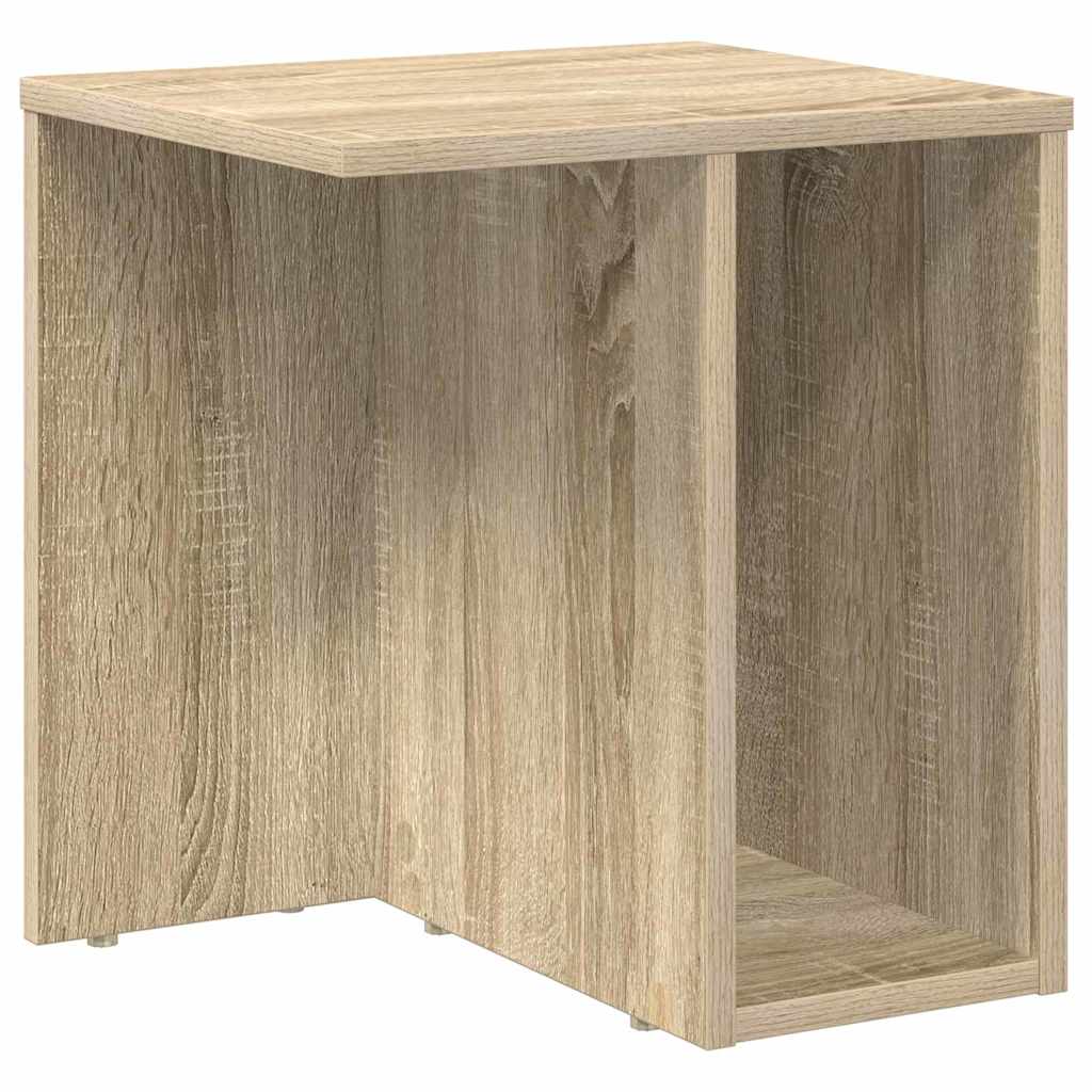 Side Table Sonoma Oak Finish 37 x 32 x 40 cm Particleboard