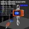 Digital Hanging Scale with Remote Control 1000kg/ 2204lbs Portable Heavy Duty Crane Scale LCD