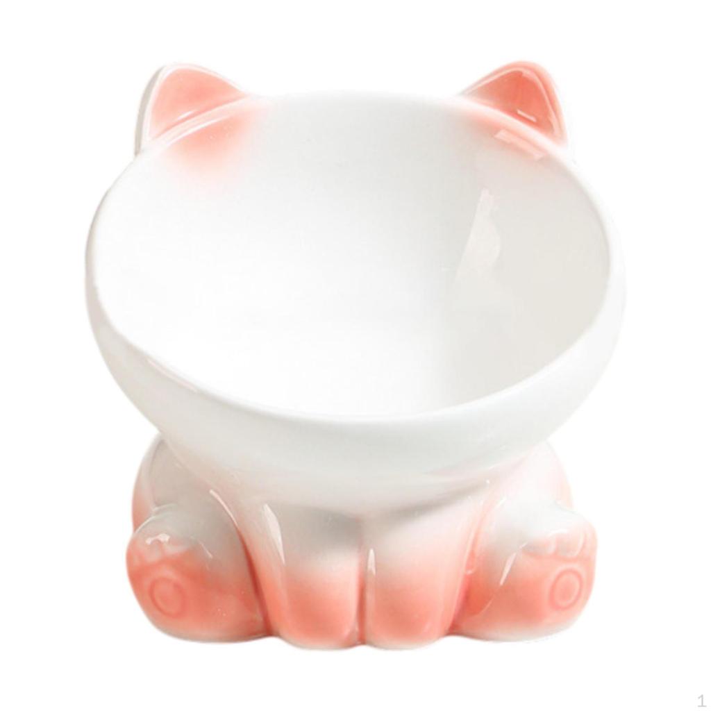 Миска для кормления кошек, фарфоровая емкость для поения, миска для корма собак и воды