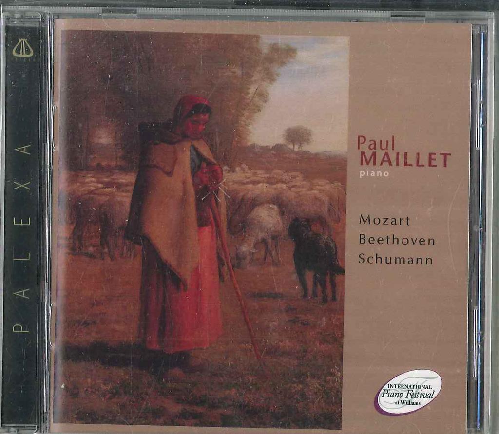 CD PAUL MAILLET - Моцарт Бетховен Шуман CD0519 Palexa 2000 Канада Классика Б/у