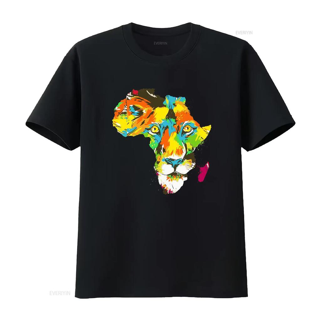 T Shirt Da Uomo E Donna Con Mappa Dellafrica Faccia Di Leone Grafica Reggae Rasta Stampa Vivace Verde Giallo Rosso Oro Soft