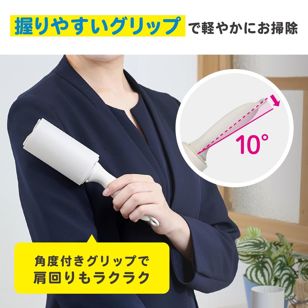 Nitoms Smart Corocoro Replacement Tape for Clothing (Pollen, Pet Hair, Dust Removal, Adhesive, 10cm x 50 turns, 2 rolls) CC0075