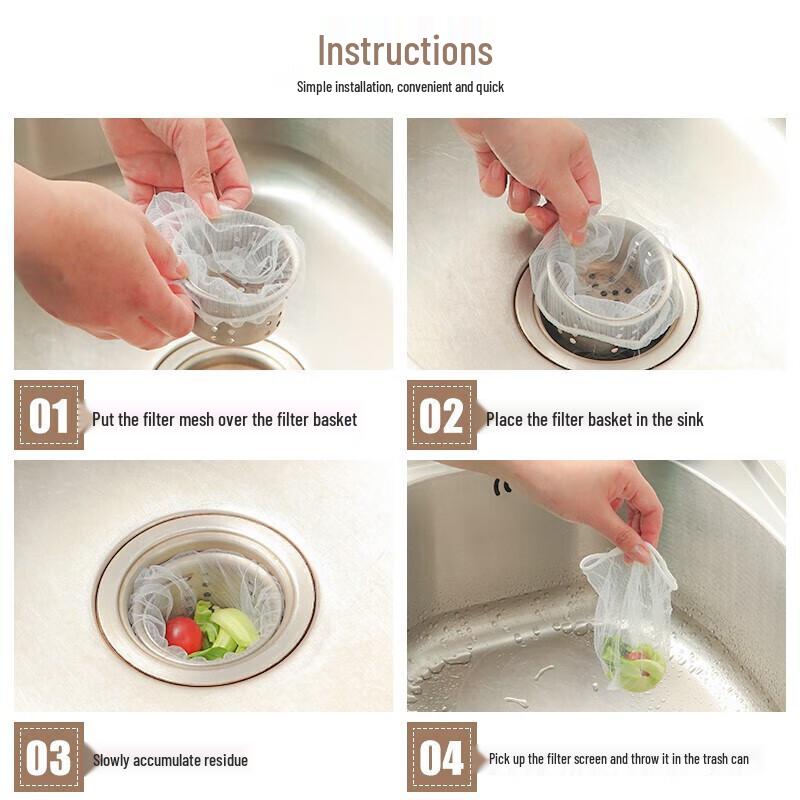 Disposable Sink Strainer Filter Bags