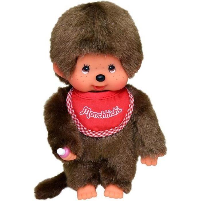 Monchhichi Boy Bib Red 20 Cm