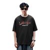 Li-Ning Футболка с коротким рукавом и круглым вырезом, мужская, цвет черный, красный, AHSR543-7