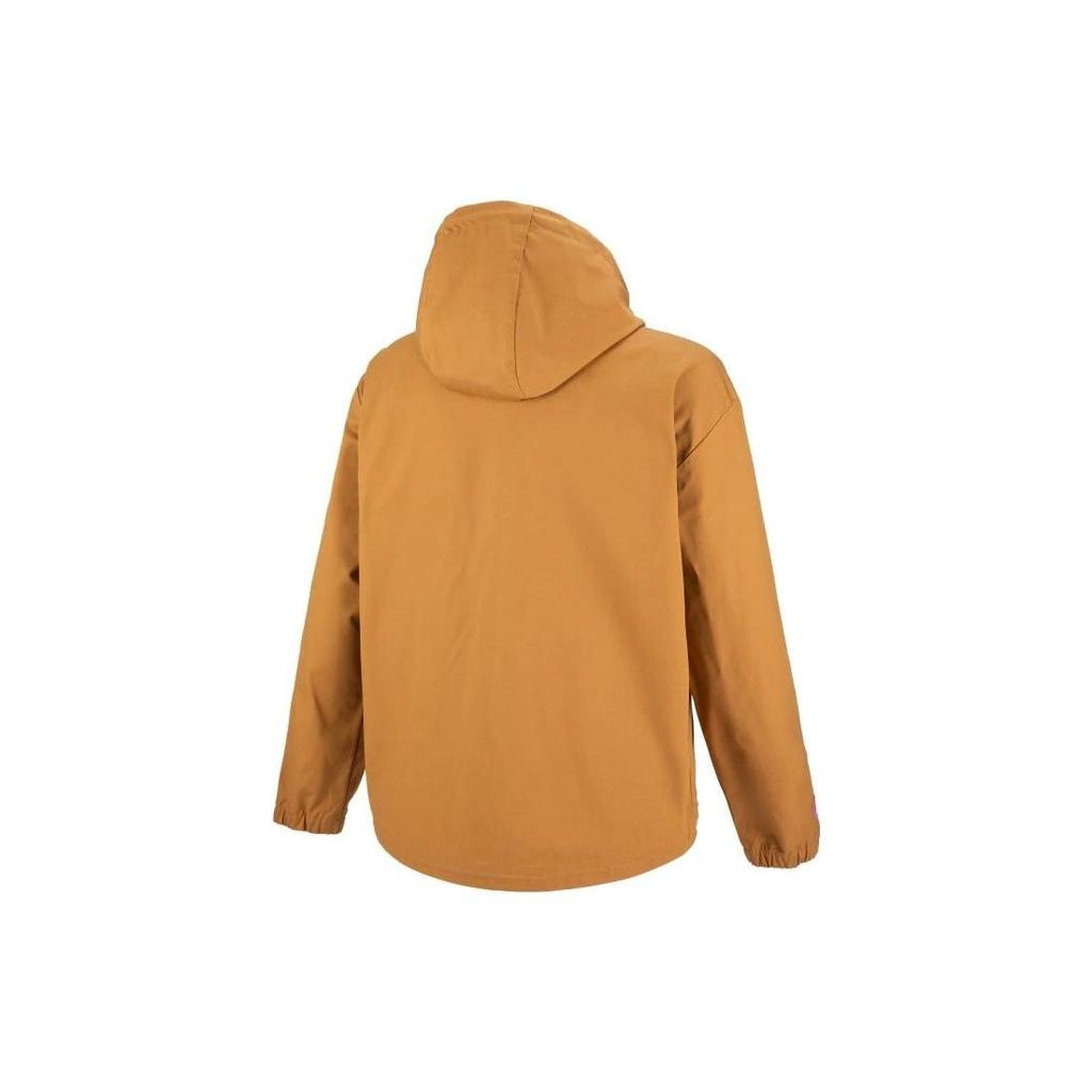 Puma Printed Logo Zip-Up Hooded Jacket Unisex Jackets Brown 537523-74