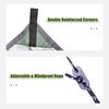 10 X 10 FT Sail Canopy Waterproof Rain Fly Sun Shade UV Resistant Heavy Duty Sand Sunshade With