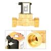 Electric Solenoid Valve Magnetic DC12V DC AC220V Normally Close Water Air Inlet Flow Switch G3/4" Brass Solenoid Valve
