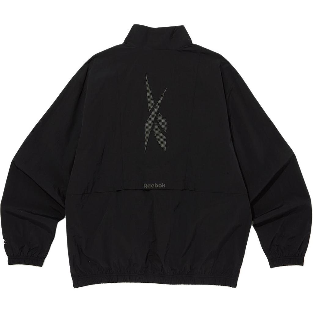 Reebok X Vector Коллаборация Стойка воротник Повседневный Длинный рукав Ветровка Унисекс Верхняя одежда Черный REJU4EJ30BK