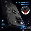 Чехол военного класса для Xiaomi 17T 15T Pro Mi 15 5G Защитная крышка Ударопрочный Держатель-кольцо Подставка Fundas Coque