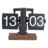 Retro Flip Down Clock Stylish Minimalism Style Small Balance 24H Automatic Page Turning Clock
