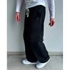 Printed Sweatpants Unisex Loose Casual Wide Leg Trousers