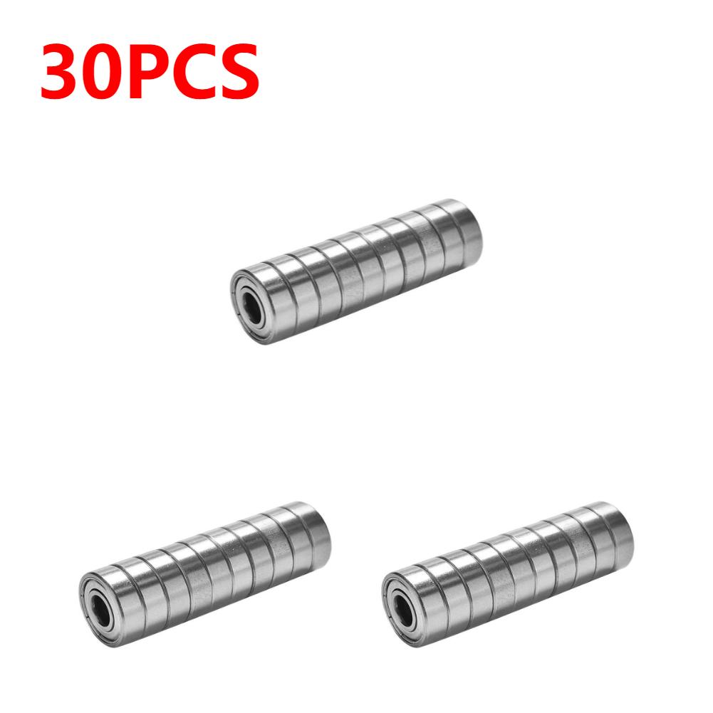 10-100 шт. 608ZZ Металлические миниатюрные шарикоподшипники с двойным защитным уплотнением для скейтбордов, роликовых коньков, 8x22x7 мм