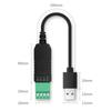 Преобразователь RS485 в USB Кабель последовательного порта Модуль промышленной связи Замена для ПЛК-контроллера