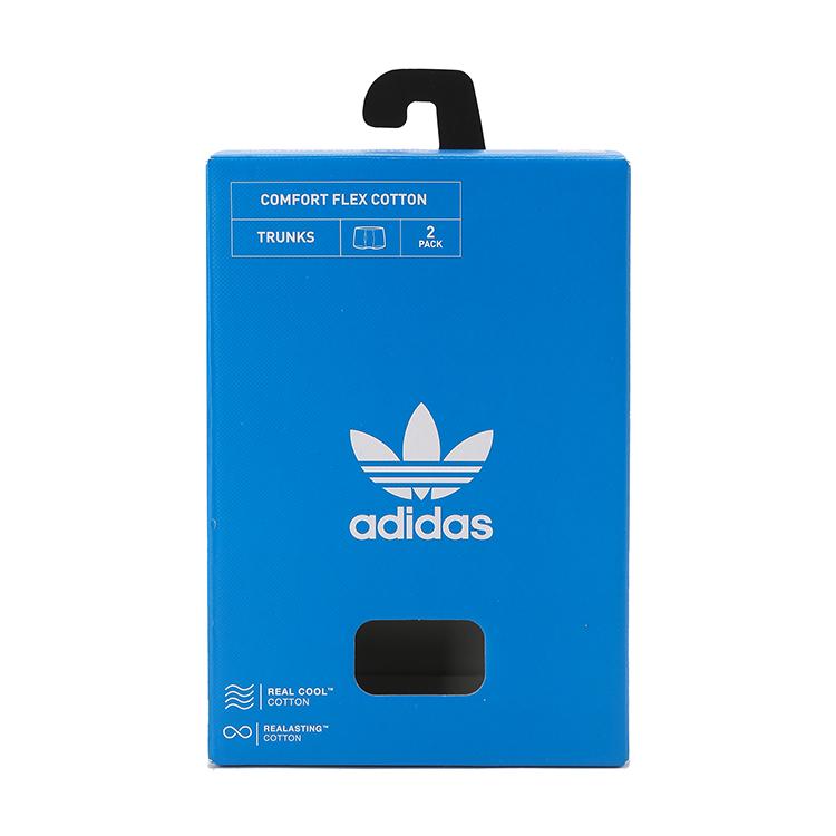 Adidas Трусы-боксеры Originals Logo Jacquard, 2 пары, мужское нижнее белье 4A4M51-951