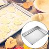 304 Stainless Steel Baking Tray Non-stick Food Grade Rectangle Dishwasher Safe Grill Serving Oven Pan Cookie Sheet Kitchen Supplies