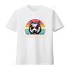 Best Husky Daddy Ever Retro Style T Shirt Siberian Print for Dog Lovers Perfect from Son Daughter vintage Washed Stretched