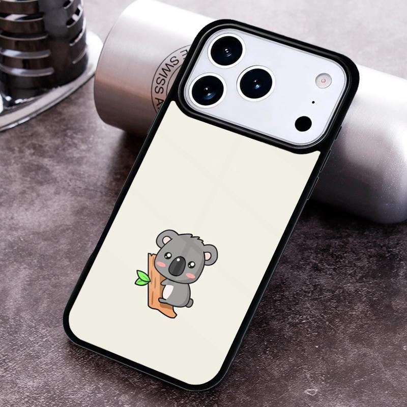 Cartoon Australian Koala Phone Case For iPhone 17 16 15 14 13 12 11 Pro Max Plus 17Air Soft Silicone Cover