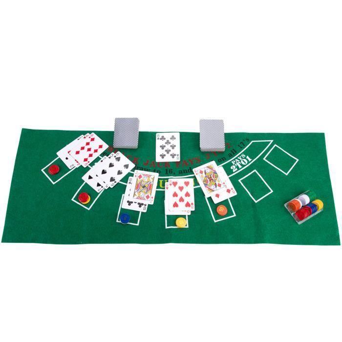 Set de jeu de casino - Engelhart - Roulette 12'' et Black Jack - Mixte - A partir de 14 ans