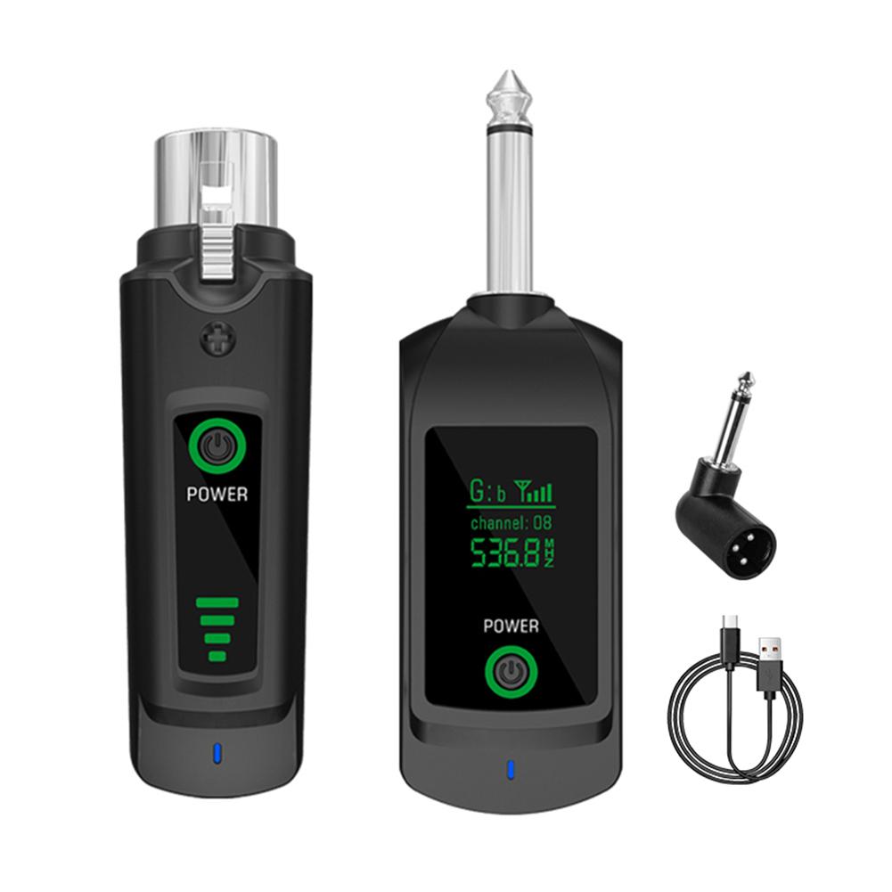 Wireless Microphone Converter UHF XLR Transmitter and Receiver Wired To Wireless System for Audio Mixer Dynamic Mic Electric Gui