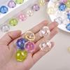 10pcs Transparent Flower Bead Caps Multi-Petal Wind Bell Beads Petal Charms Beads  Earring Jewelry