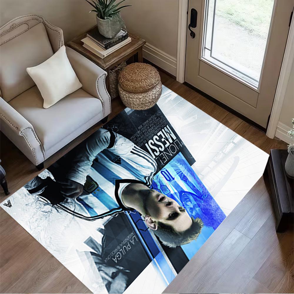 Messi's Argentina Legacy Floor Mat Perfect for Outdoor Living Rooms Balcony Bedrooms Anti-slip Rug Office home decor