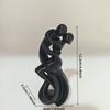 Dancer Tango Sculpture Ornament, Elegant Embrace Couple Ornament, Suitable for Living Room TV Cabinet, Valentine's Day Gift