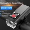 Super Bright Bike Front Light Intelligent Bike Lamp Digital  Bicycle Light  Mountain Bike