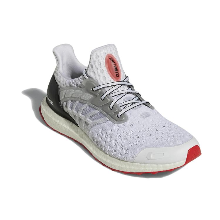 adidas UltraBoost Climacool 2 DNA White Vivid Red Мужские кроссовки Cloud-White Core-Black GY5373