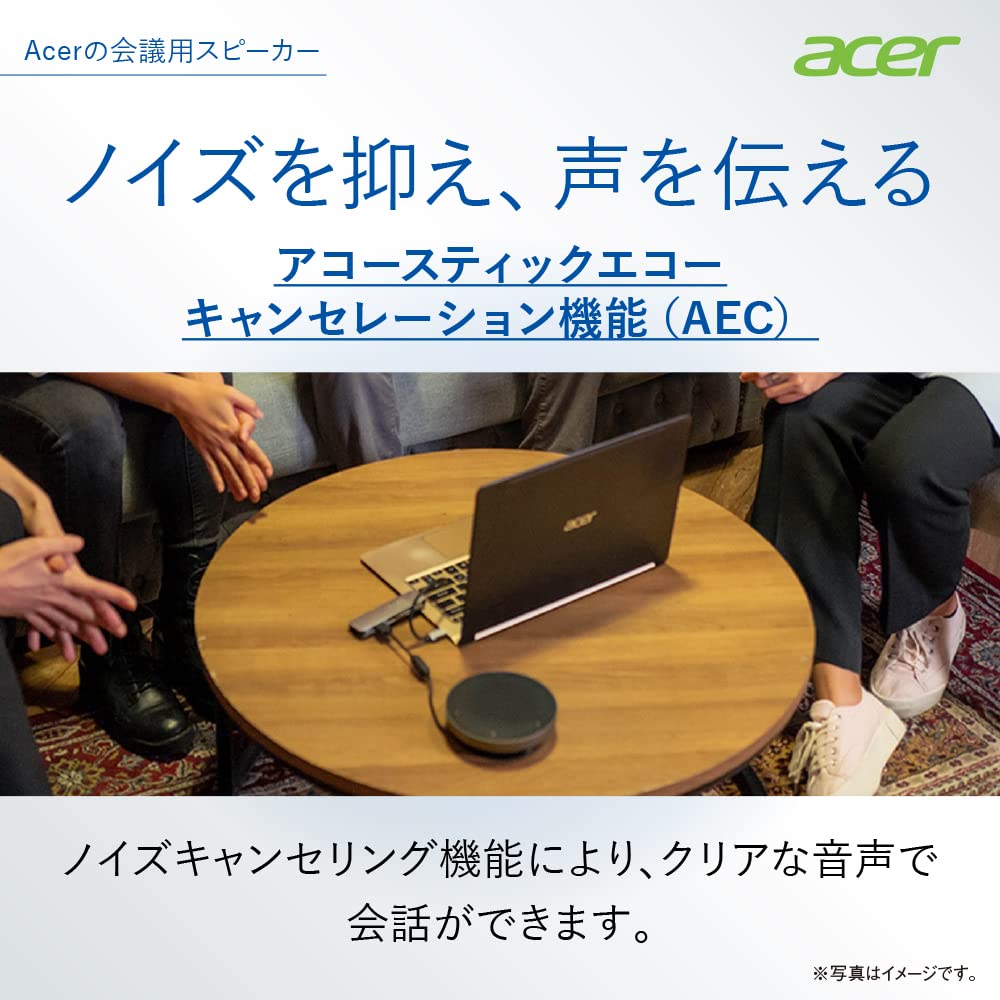 Acer Conference Speaker ASK130 Спикерфон для конференций Микрофон Динамик Интегрированный вызов USB Микрофон Подключение до 6 человек