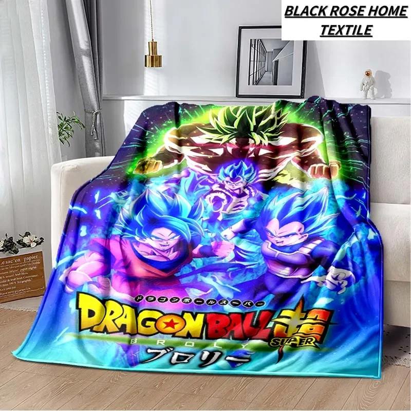 Fashion Art Print Comics D-Dragons B-Balls Blanket Bedroom Sofa Bed Sheet Outdoor Car Travel Hotel Portable Plush Cover Blanket