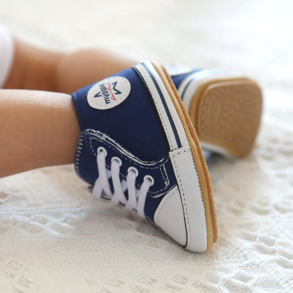 MYGGPP Casual Canvas Baby Shoes Moccasins Baby Shoes Toddler Shoes