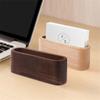 1Pc Wooden Business Card Holders Note Holder Display Device Card Stand Holder Office Supplies Stationery Accessories