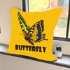 1PC Luxury Pink cute butterfly Pillow Case Square  Bedroom Sofa Leisure Comfort Cushion Car Home Decoration Pillowcase 40x40