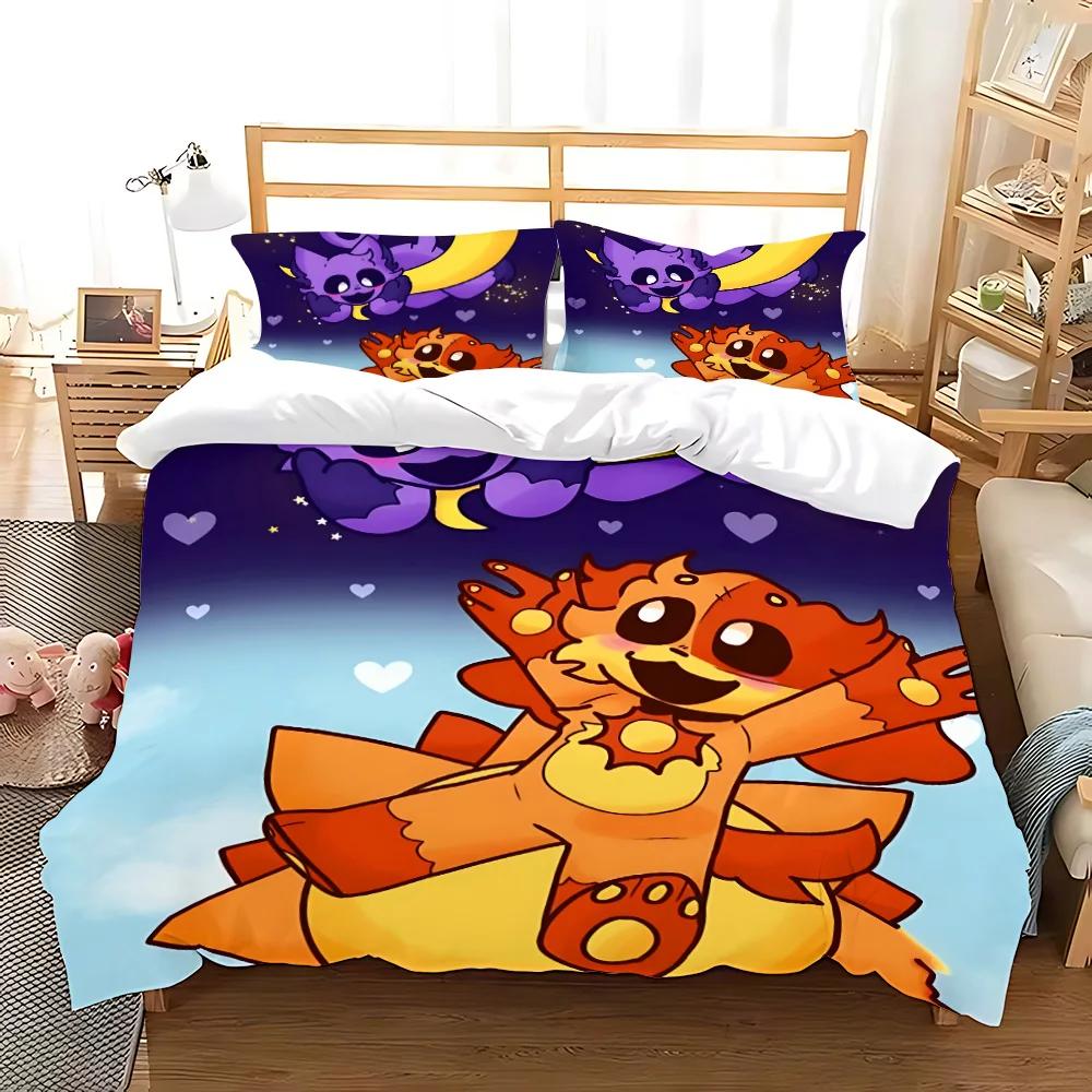 Game 3D Print CatNap X DogDay Bedding Sets Comforter Quilt Bed Cover Duvet Cover Pillow Case 2-3 Pieces Sets Bedroom Decoration