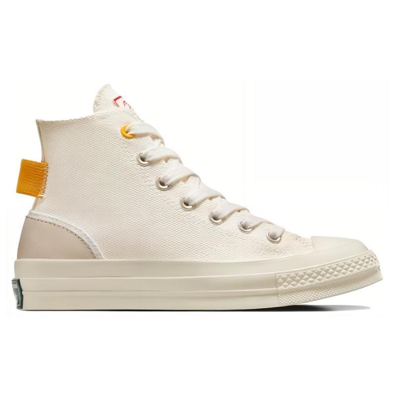 Converse Chuck 70 Удобные Универсальные Замшевые Высокие Эспадрильи Женские Бежевые