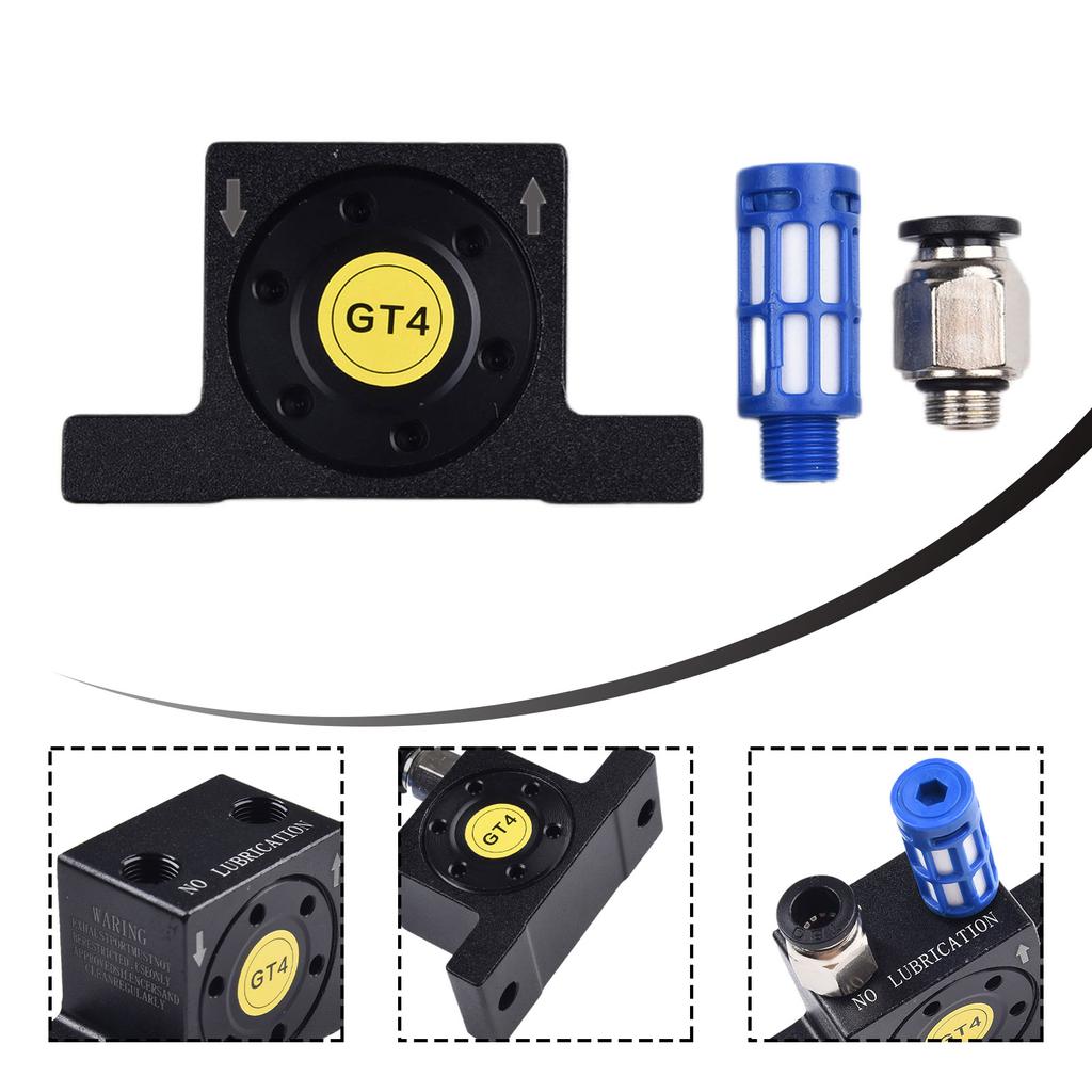 Пневматический вибратор из алюминиевого сплава Турбинный пневматический вибратор Промышленный воздушный пневматический вибратор GT-04 для фильтра вибростола
